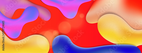 Vector modern colorful colourful abstract background with fluid shapes