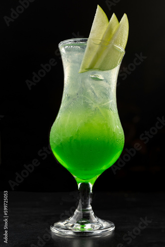 Drink - Refreshing drink with mint liqueur and vodka