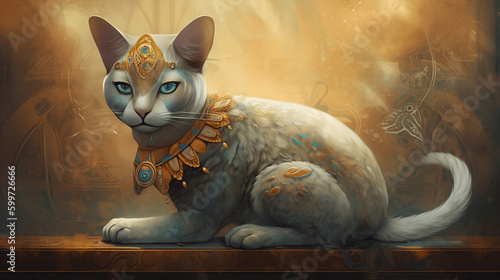 Pharaoh Cat - Generative AI