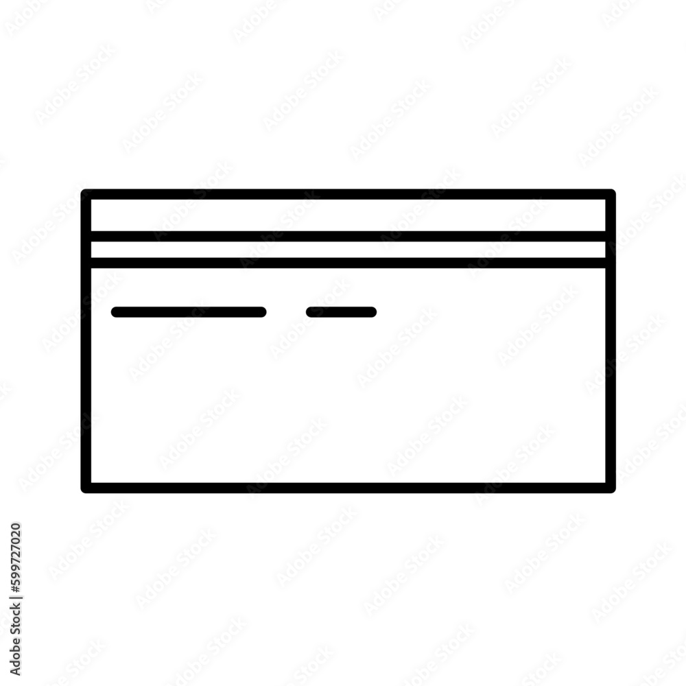 Credit card finance money icon with black outline style. symbol, financial, cash, paying, shop, atm, commerce. Vector Illustration Credit card finance money icon with black outline style. symbol, financial, cash, paying, shop, atm, commerce. Vector Illustration