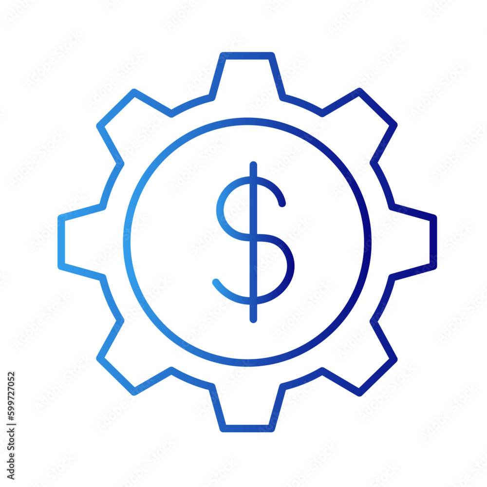 Management finance money icon with blue gradient outline style. meeting, businessman, project, sign, resource, group, job. Vector Illustration Management finance money icon with blue gradient outline style. meeting, businessman, project, sign, resource, group, job. Vector Illustration
