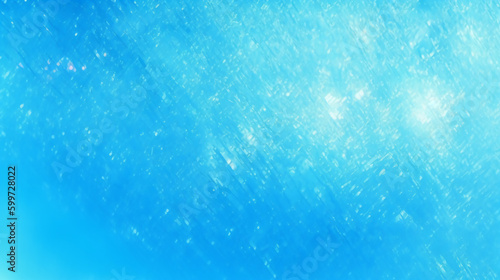 Glistening light blue simple background texture. AI generative