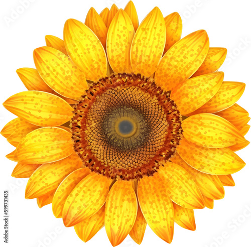Fototapeta Naklejka Na Ścianę i Meble -  Yellow Sunflower Designs for Fun and Colorful Crafting, Sunflower Png, Sunflower Clipart, Bundle, Sunflower T Shirt, Blossom