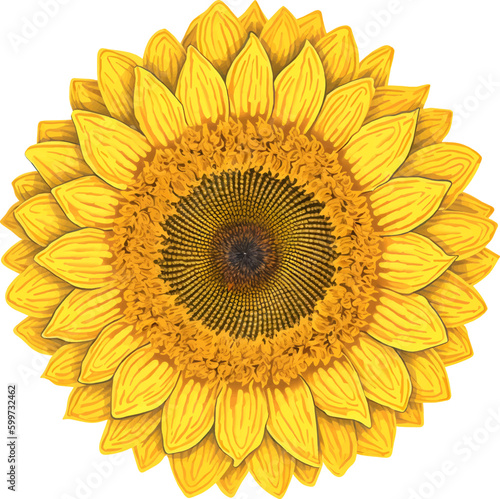 Fototapeta Naklejka Na Ścianę i Meble -  Colorful Sunflowers to Brighten Up Your DIY Projects, Bundle, Transparent, Sunflower, Sunflower Transparent Background, Colorful, Sunflowers, Sunflower Transparent