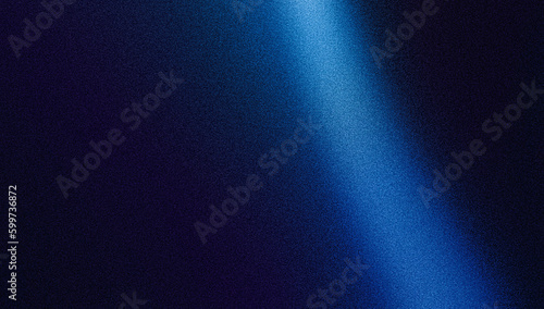 Dark blue noise texture abstract grainy background  copy space
