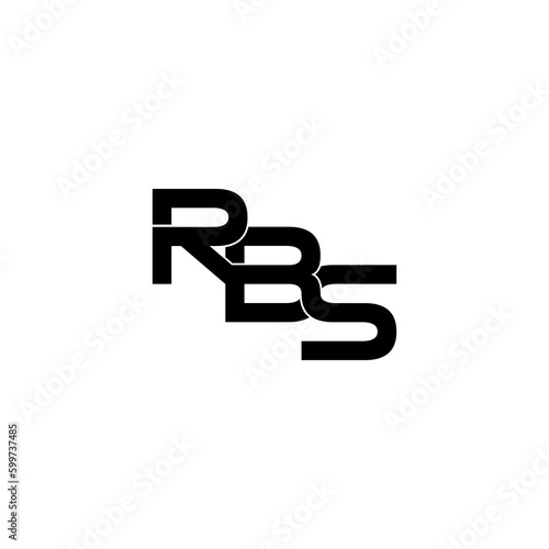 rbs initial letter monogram logo design