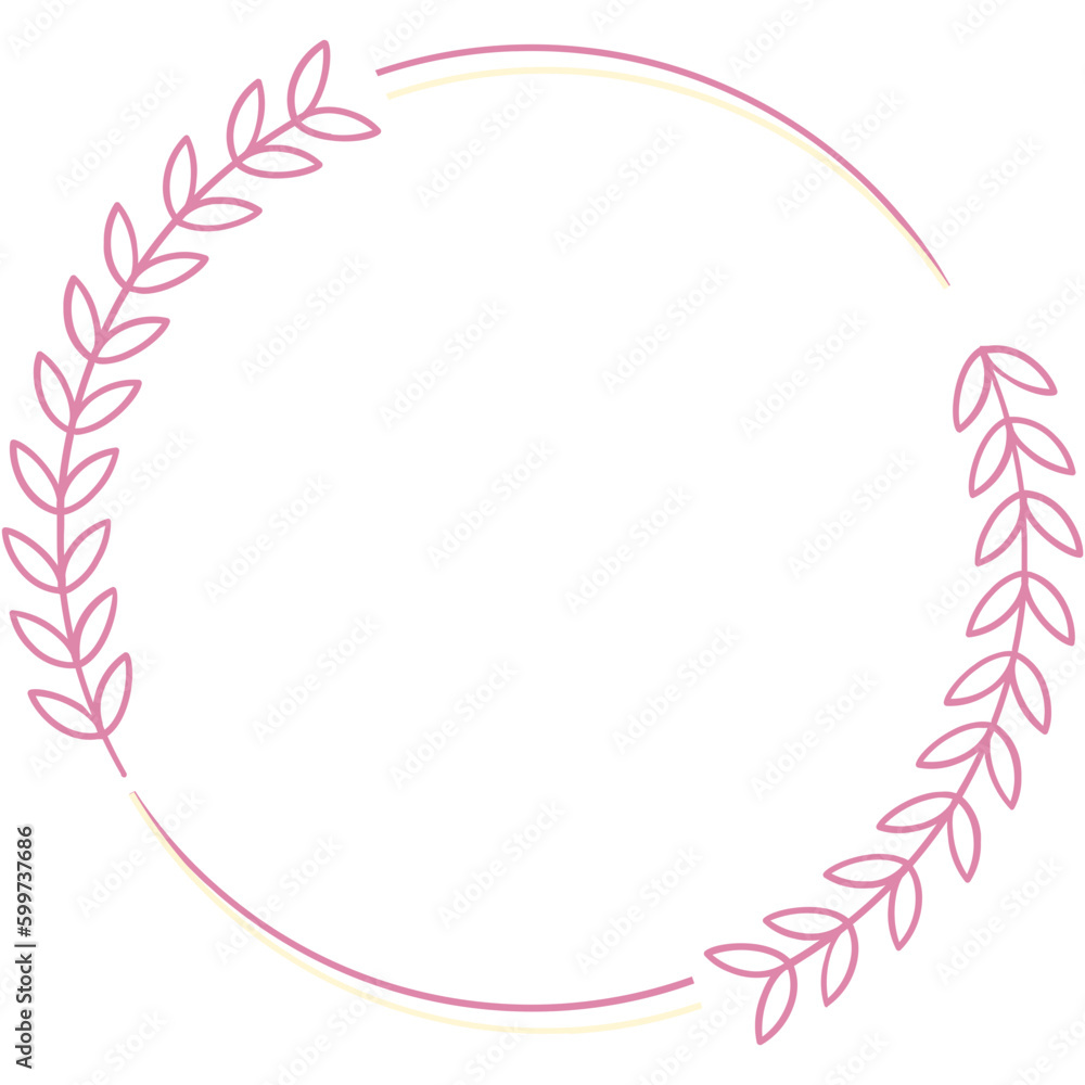 Obraz premium Heart Circle Frame