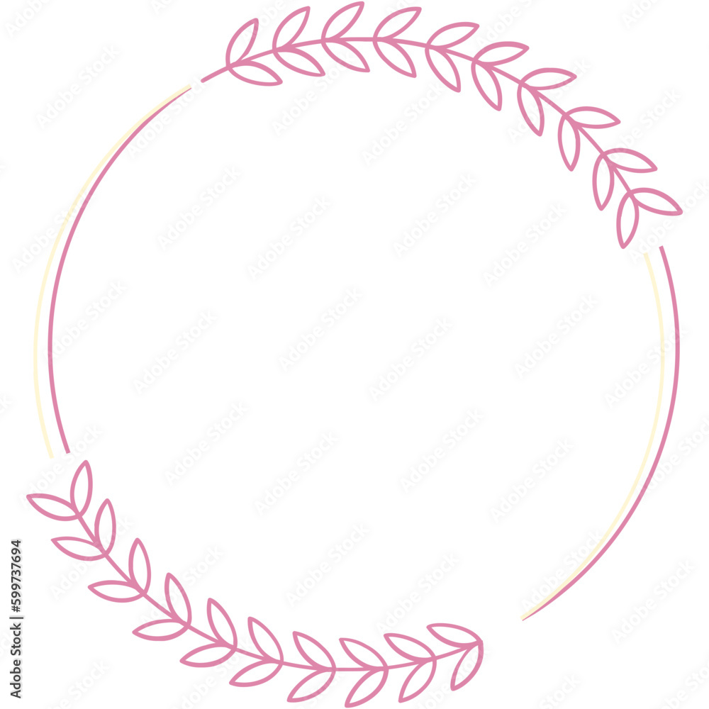 Heart Circle Frame Heart Circle Frame