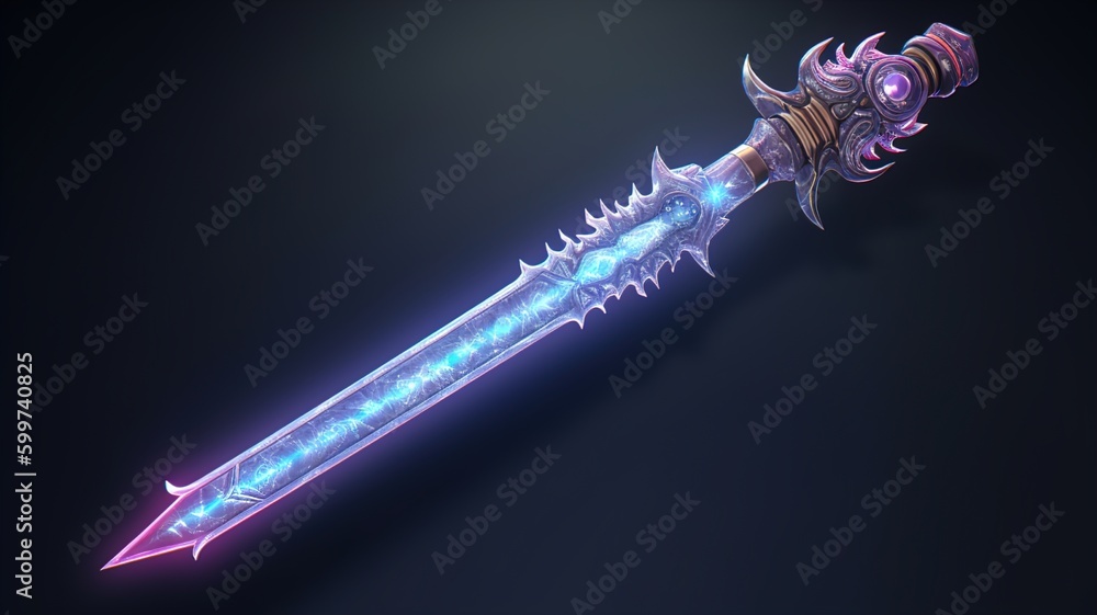 Fototapeta premium Magical weapon, sword