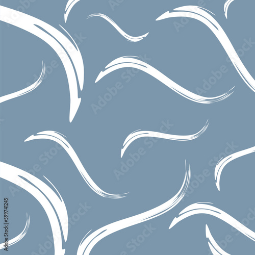 abstract hand drawn doodle background, seamless arch pattern in amazing style. vector illustration