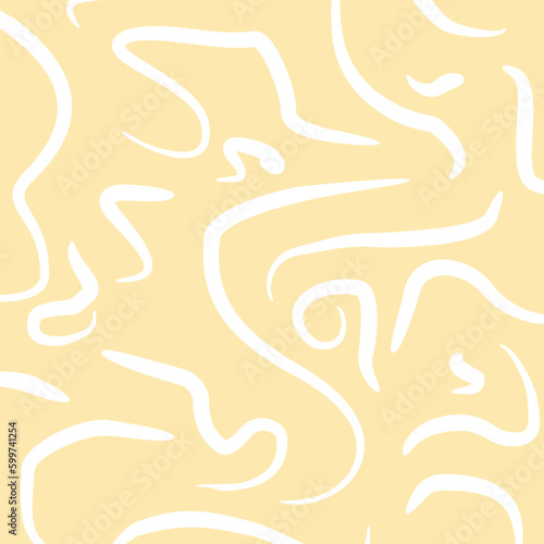 abstract hand drawn doodle background, seamless arch pattern with interesting doodle shapes. vector illustration