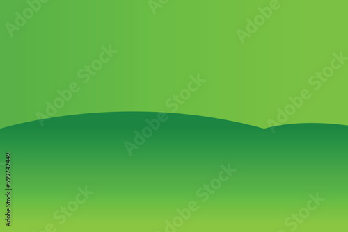 Abstract green gradient background in a flat design style. Abstract green gradient design for a background, flyer, poster, brochure, wallpaper, template, banner, and presentation template.