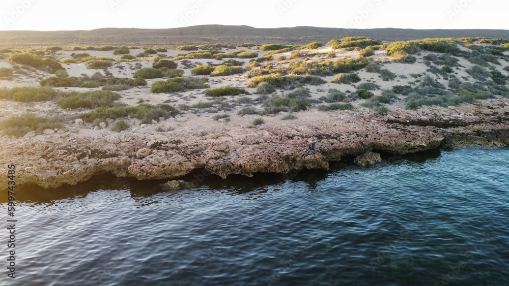 Views of the Ningaloo Reef near Exmouth in Australia