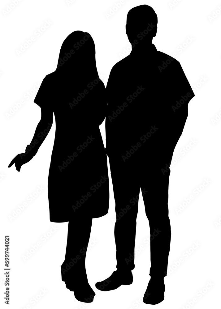 couple silhouette