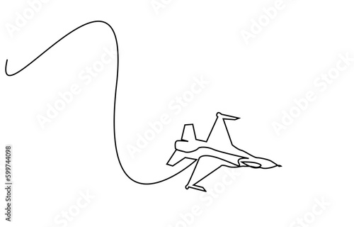 air attack fighter jet flying fast in air
