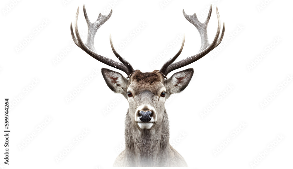 deer isolated on transparent background cutout image