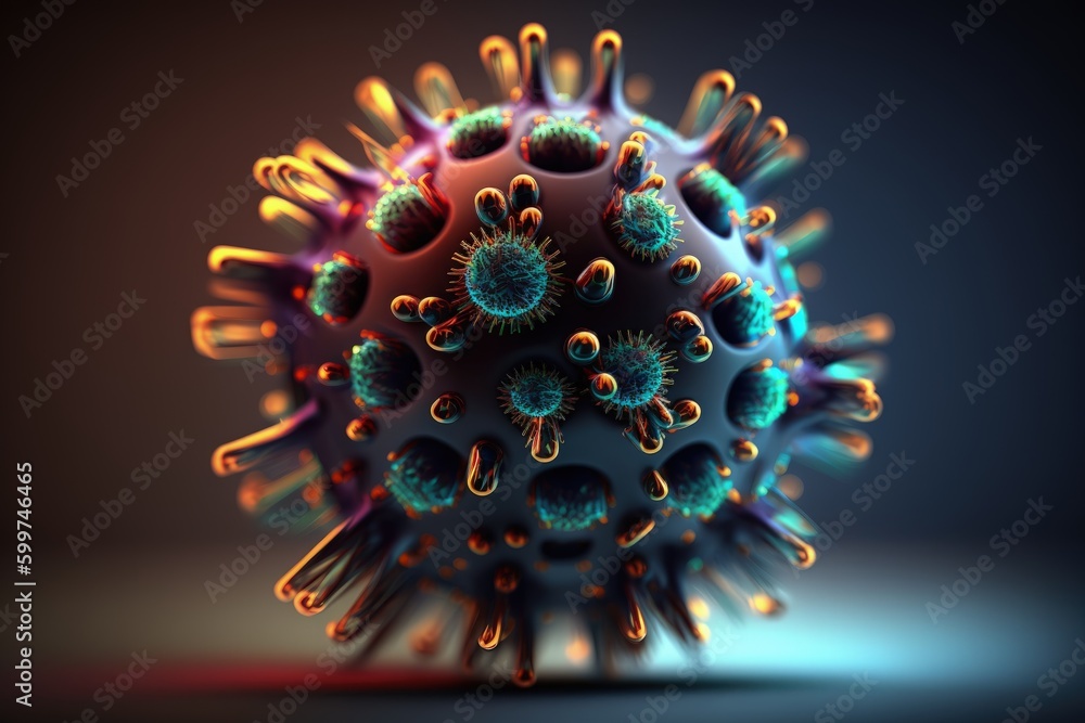 Virus flu disease. Epidemic pandemic infection. Sick people threat to humanity danger. Corona medicine microbiology. Bacterium genes dangerous strain, respiratory disease. Generative AI Virus flu disease. Epidemic pandemic infection. Sick people threat to humanity danger. Corona medicine microbiology. Bacterium genes dangerous strain, respiratory disease. Generative AI