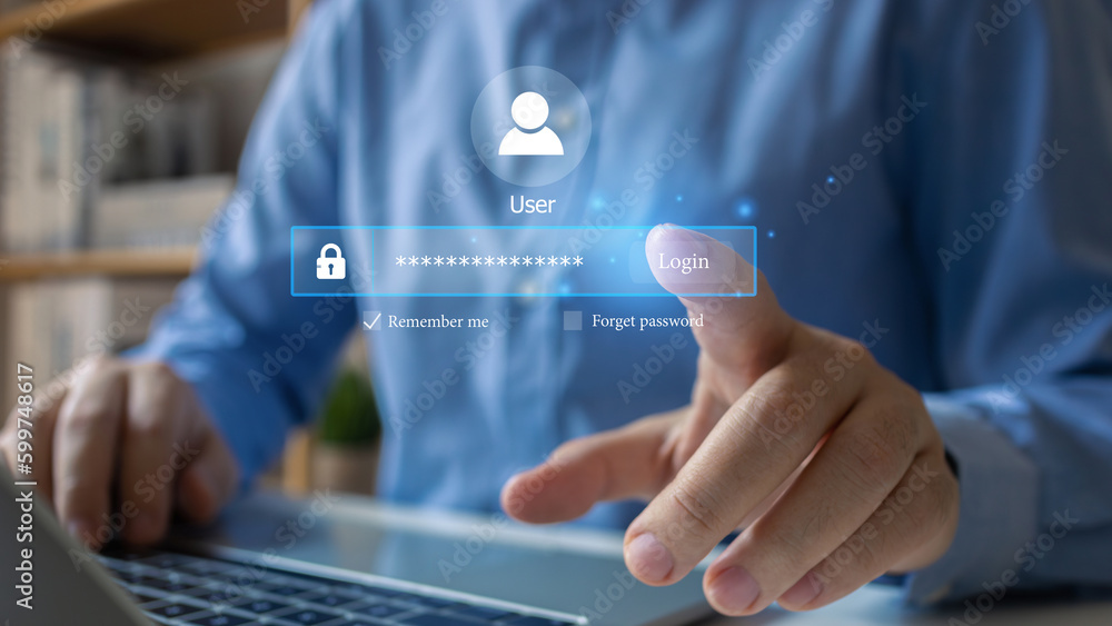 Password Box in Internet Browser, social media private data privacy usage, protected to login on the computer screen, Privacy Secure Protection. Password Box in Internet Browser, social media private data privacy usage, protected to login on the computer screen, Privacy Secure Protection.