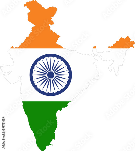 India flag pin map location 20230503111