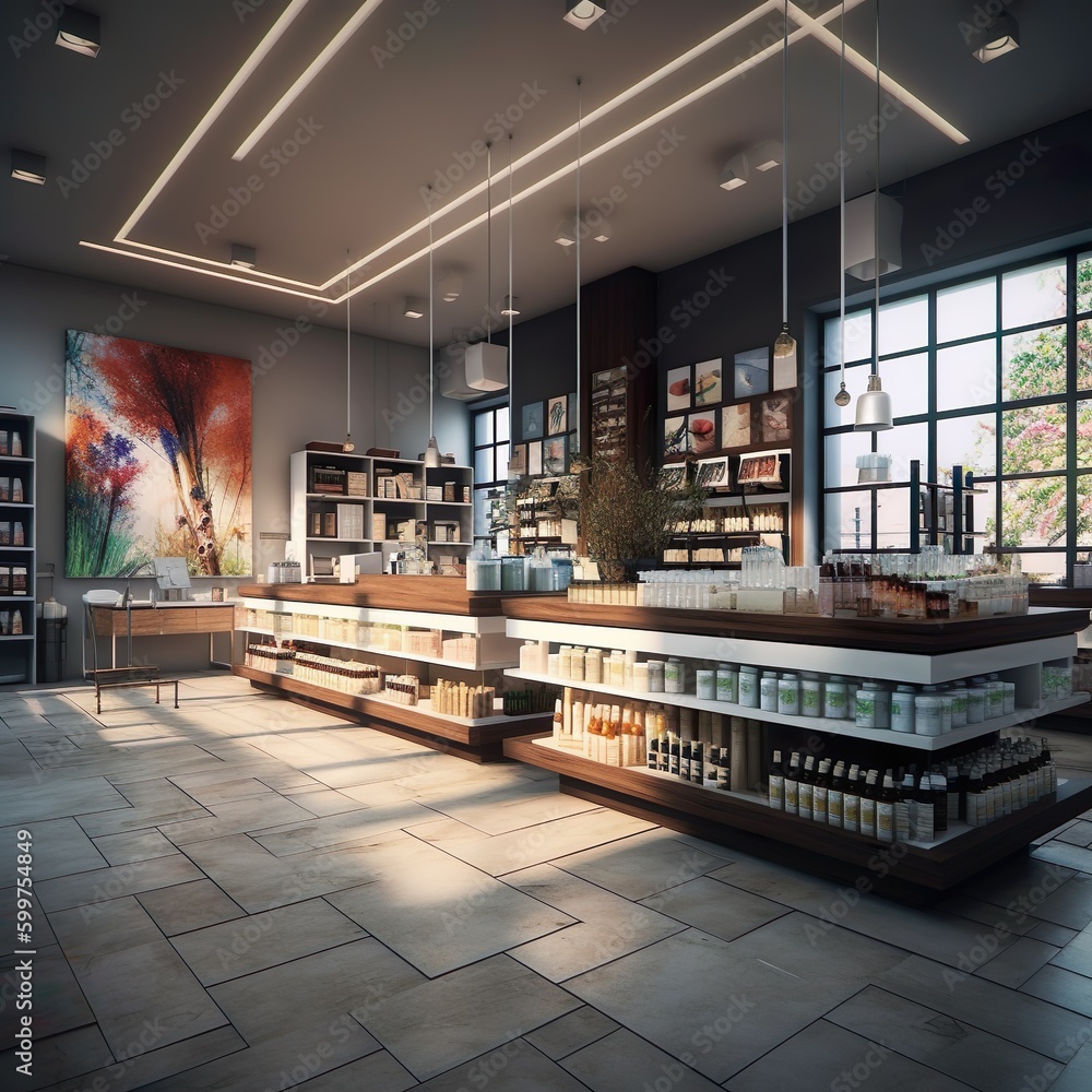 Modern Retail Store or Dispensary Layout Modern Retail Store or Dispensary Layout