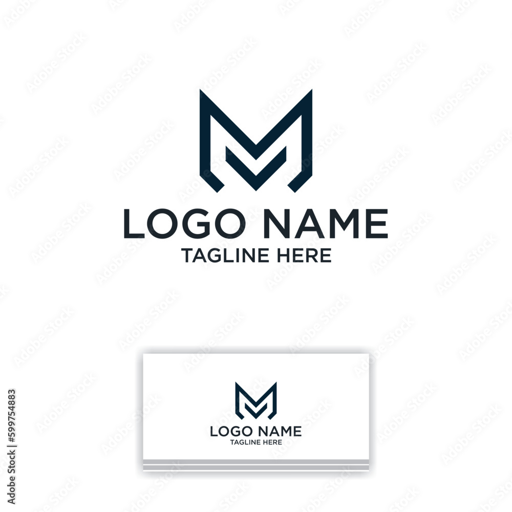 Logo initial M Logo initial M