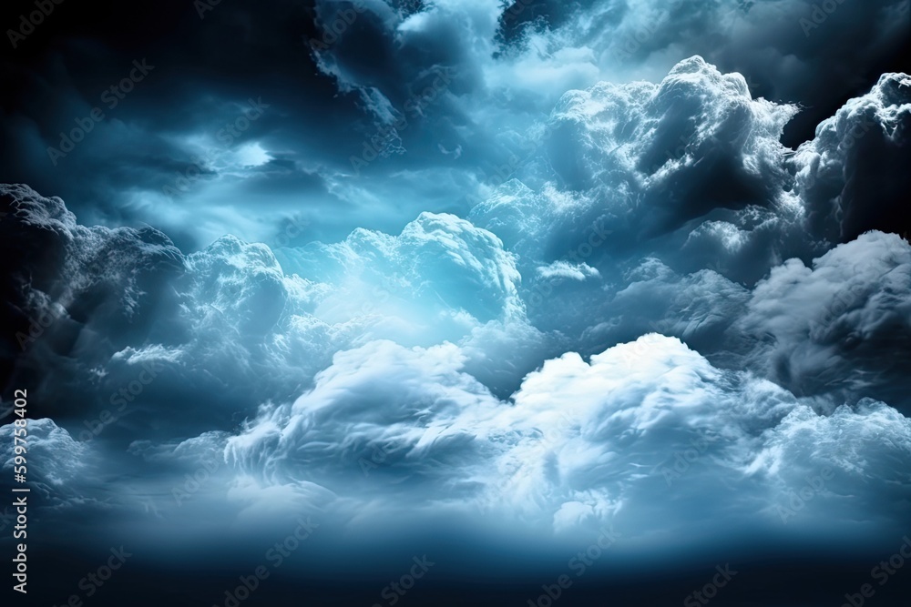 Obraz premium beautiful sunset sky with colorful clouds Generative AI