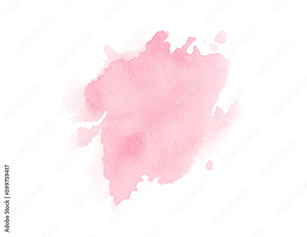 Pink watercolor 
