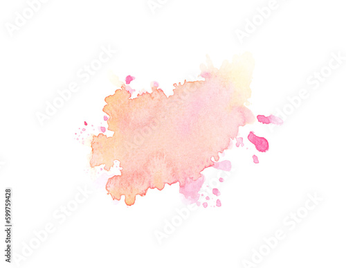 pink watercolor