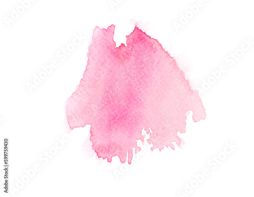 pink watercolor brush strokes