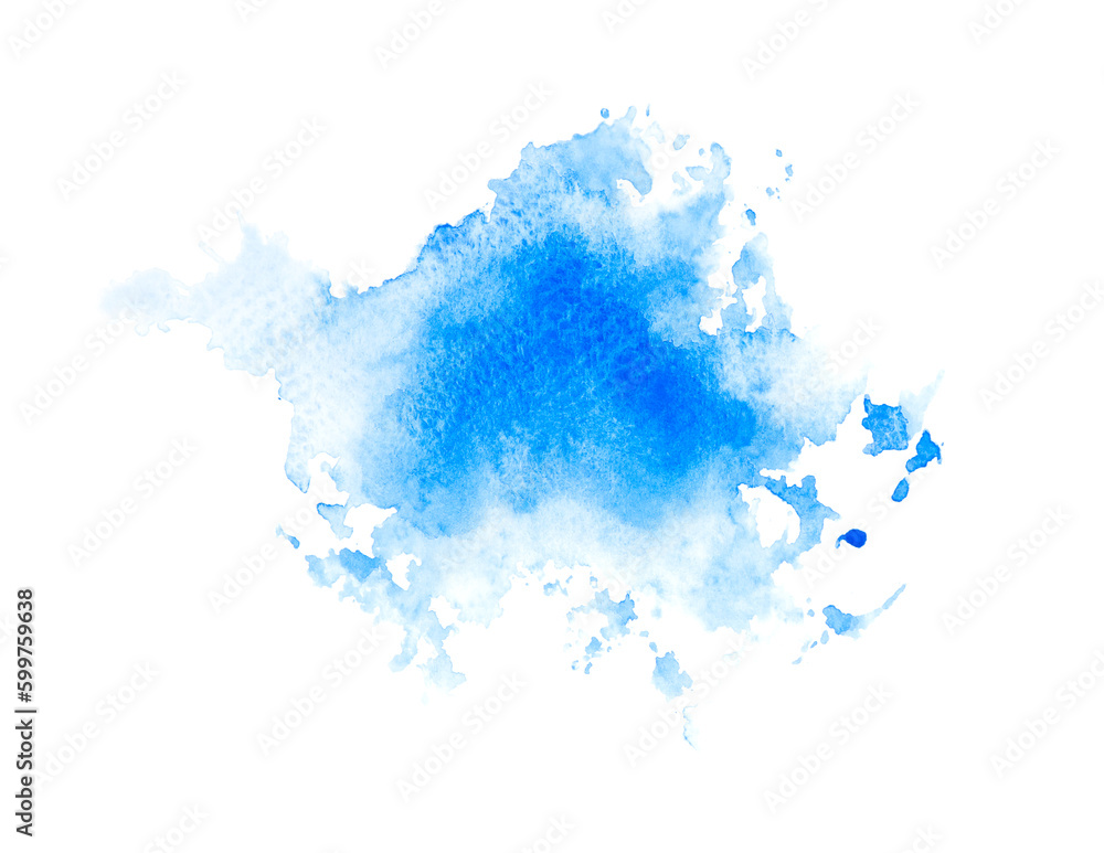 blue watercolor