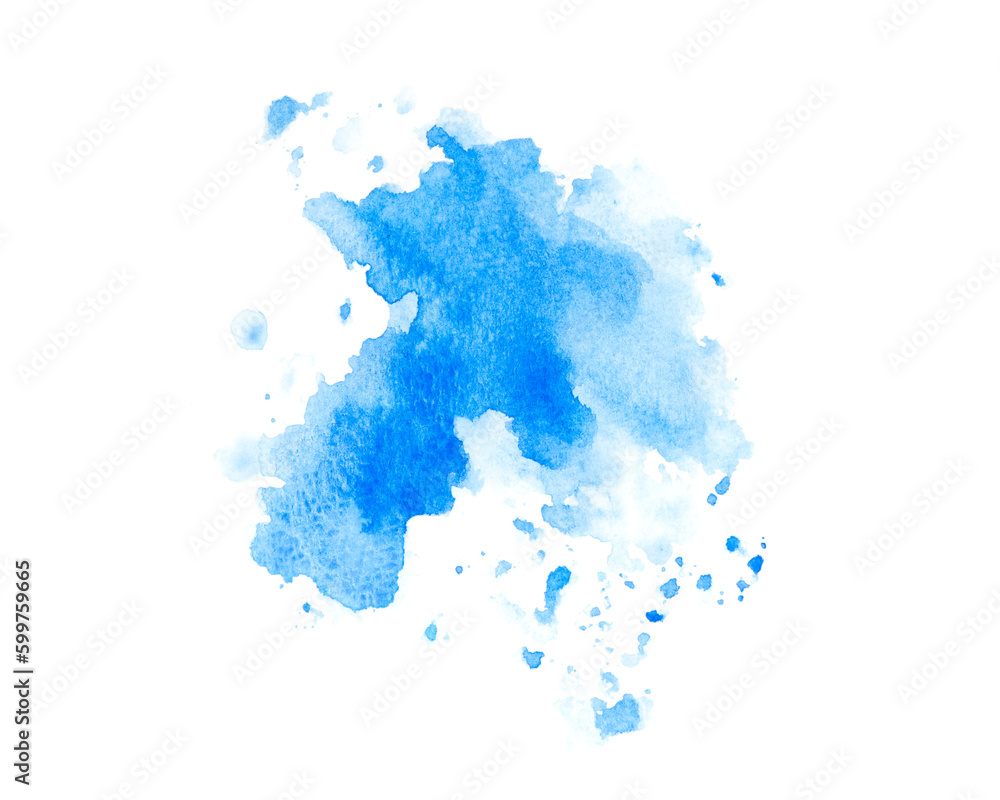 blue watercolor