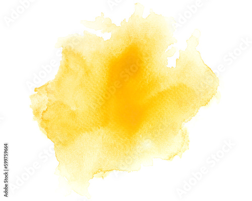 yellow watercolor