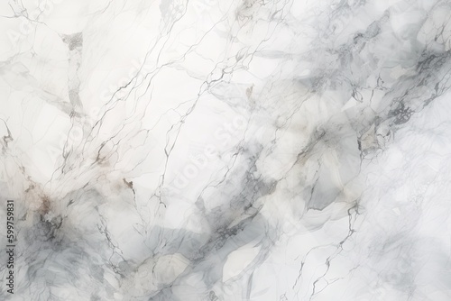 White Marble Texture Pattern Background, Modern Abstract Design with Luxury Touch. illustration, Generative AI