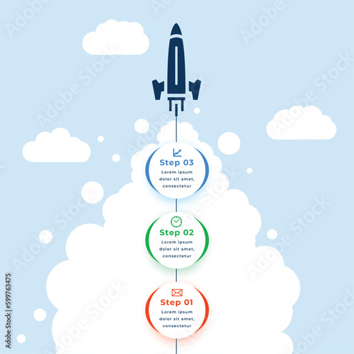 infographic milestone goal path template boost up business success