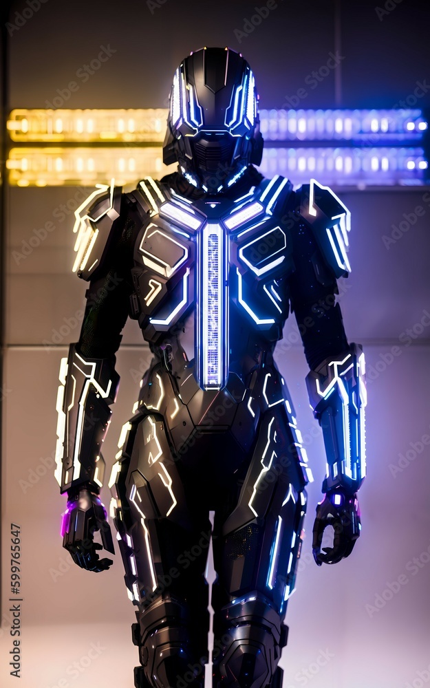 Fototapeta premium Cybernetic Warrior