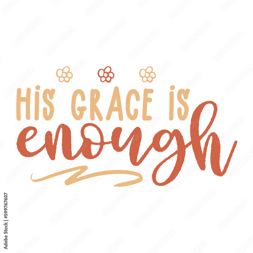 Christian retro isolated typography design Christian retro isolated typography design