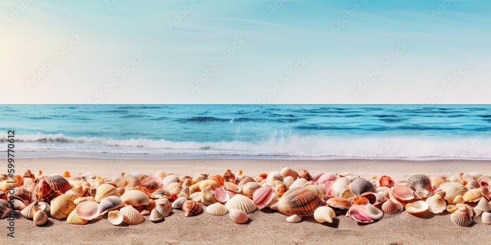 animal crab, shell, oyster, starfish with generative ai animal crab, shell, oyster, starfish with generative ai