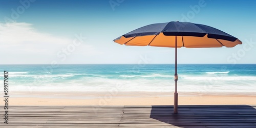 umbrella  sun protection with generative ai
