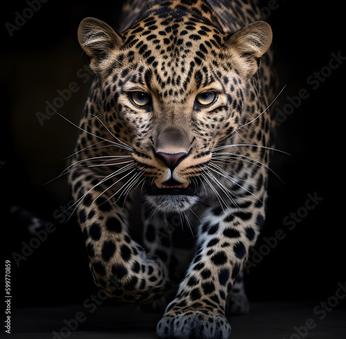 portrait of a leopard