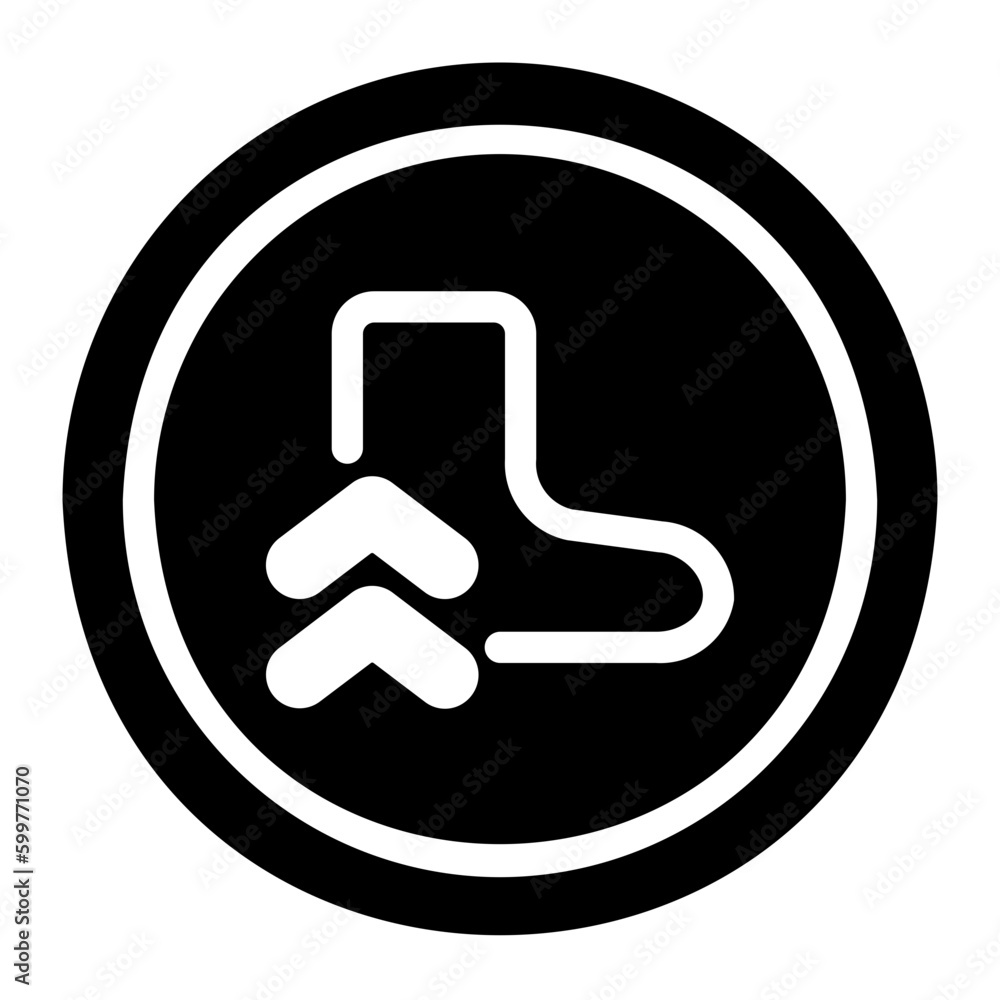 jump glyph icon