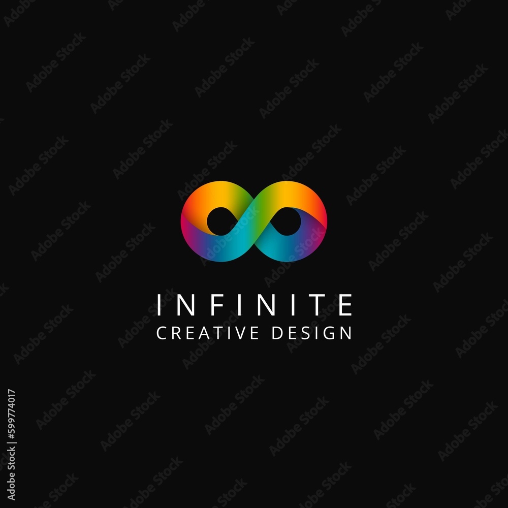 Infinity logo design Infinity logo design