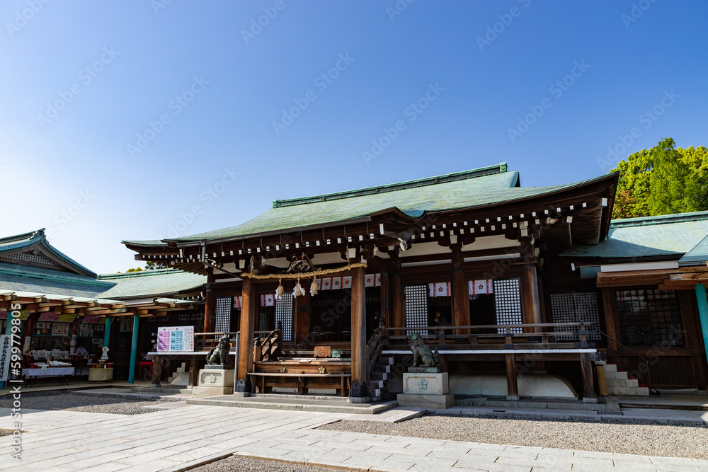 Fototapeta premium 新緑の防府天満宮 山口県防府市