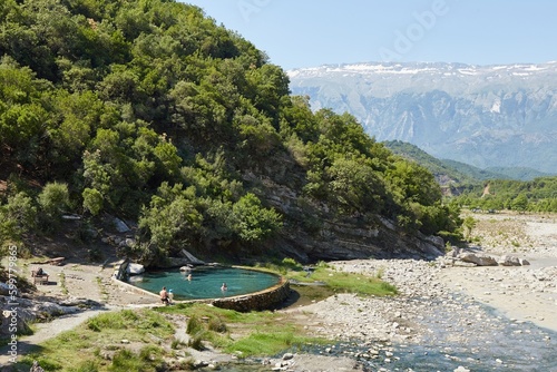 The Banje Thermal Springs of Permet, home to an ancient Ottoman bridge