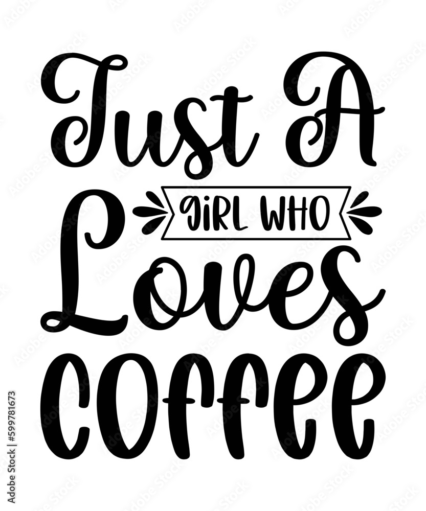 Coffee isolated typography design Coffee isolated typography design