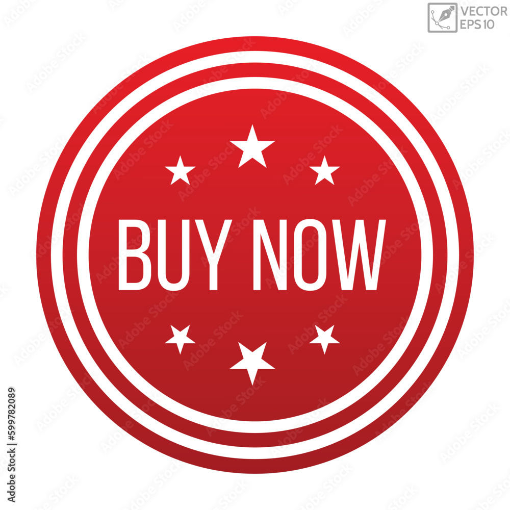 Buy now message on ribbon banner. Vector illustration. Buy now message on ribbon banner. Vector illustration.
