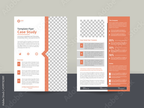 Corporate Business Case Study Template Design