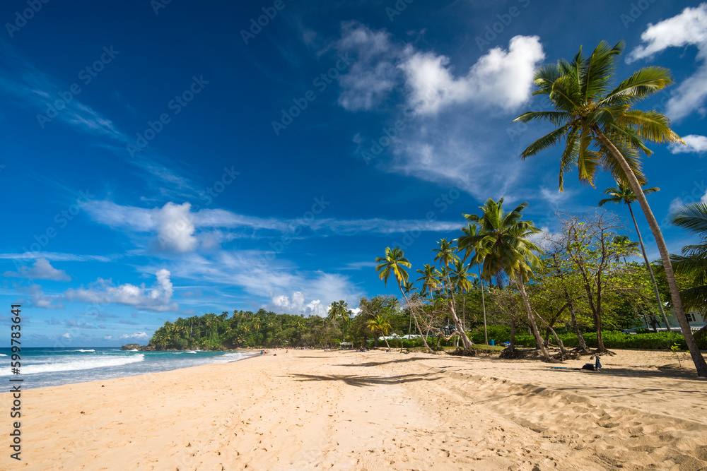 Playa Grande beach on Haiti island in Dominican Republic