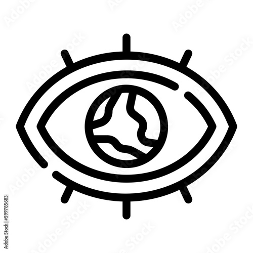 vision Line Icon