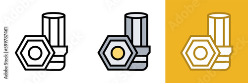 Wheel Nut Icon, this icon represents the wheel nut and its importance in the automotive industry.