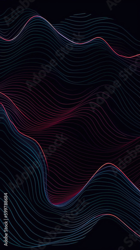 abstract lines background  created with generative ai tecnology.
